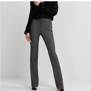 Express Columnist High Rise Bootcut Pant in Gray